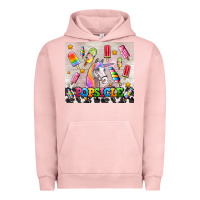 Pigment Salmon popsicle's and unicorn Urban Hoodie - AdoDesignShop