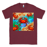 Burgundy crab Classic Tee - BarkalooDesign
