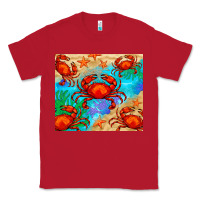 Red crab Classic Tee - BarkalooDesign