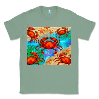 Sage crab Classic Tee - BarkalooDesign