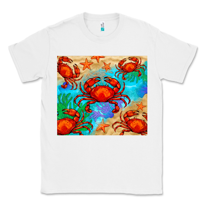 Crab Classic Tee by BarkalooDesign | Teevron