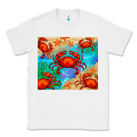 White crab Classic Tee - BarkalooDesign