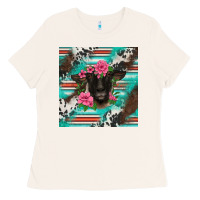 Bone western suffolk ewe Ladies Tee - BarkalooDesign