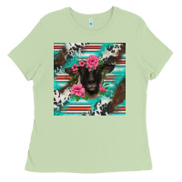 Matcha western suffolk ewe Ladies Tee - BarkalooDesign