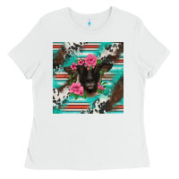 White western suffolk ewe Ladies Tee - BarkalooDesign
