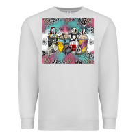 Dove Grey cartoon characters coffee cups Premium Sweatshirt - Zillion Design Studio