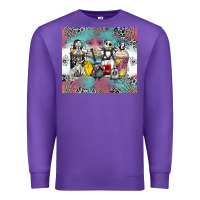 Purple cartoon characters coffee cups Premium Sweatshirt - Zillion Design Studio