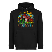 Black life is better in the country western Heavyweight Hoodie - texasbilliewilder