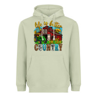 Matcha life is better in the country western Heavyweight Hoodie - texasbilliewilder