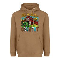 Toasted Coconut life is better in the country western Heavyweight Hoodie - texasbilliewilder