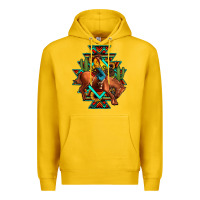 Lemon aztec rodeo cowboy Premium Hoodie - JahusDesignShop