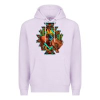 Lilac aztec rodeo cowboy Premium Hoodie - JahusDesignShop