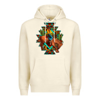Sandshell aztec rodeo cowboy Premium Hoodie - JahusDesignShop