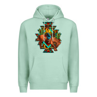 Seafoam aztec rodeo cowboy Premium Hoodie - JahusDesignShop