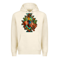 Tofu aztec rodeo cowboy Premium Hoodie - JahusDesignShop