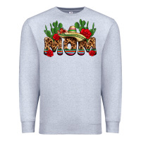 Heather Grey mexican mom Premium Sweatshirt - texasbilliewilder