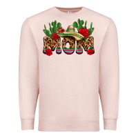 Pale Pink mexican mom Premium Sweatshirt - texasbilliewilder
