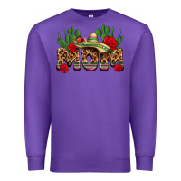 Purple mexican mom Premium Sweatshirt - texasbilliewilder