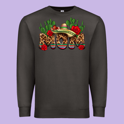 Mexican Mom Premium Sweatshirt Designed By Texasbilliewilder