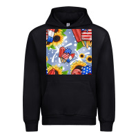 Black patriotic popsicle Urban Hoodie - BundleAndBundleShop