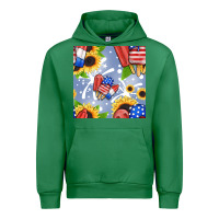 Emerald patriotic popsicle Urban Hoodie - BundleAndBundleShop