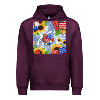 Mauve Wine patriotic popsicle Urban Hoodie - BundleAndBundleShop