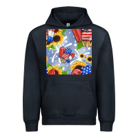 Navy patriotic popsicle Urban Hoodie - BundleAndBundleShop
