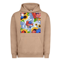 Pigment Burro patriotic popsicle Urban Hoodie - BundleAndBundleShop