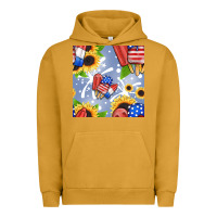 Pigment Peanut Butter patriotic popsicle Urban Hoodie - BundleAndBundleShop