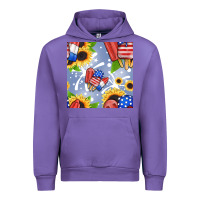 Tulip patriotic popsicle Urban Hoodie - BundleAndBundleShop