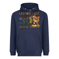 Navy living life somewhere between jesus take the wheel Heavyweight Hoodie - texasbilliewilder