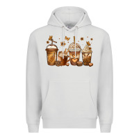 Dove Grey melanin afro coffee cups Premium Hoodie - Jasminsmagicworld