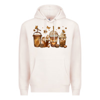 Pale Pink melanin afro coffee cups Premium Hoodie - Jasminsmagicworld