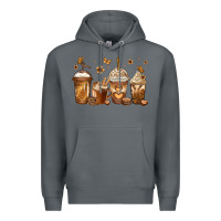 Rock melanin afro coffee cups Premium Hoodie - Jasminsmagicworld