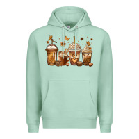 Seafoam melanin afro coffee cups Premium Hoodie - Jasminsmagicworld