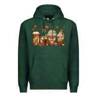 Sports Green melanin afro coffee cups Premium Hoodie - Jasminsmagicworld