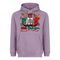 Lavender el papa mas chingon Heavyweight Hoodie - Zillion Design Studio