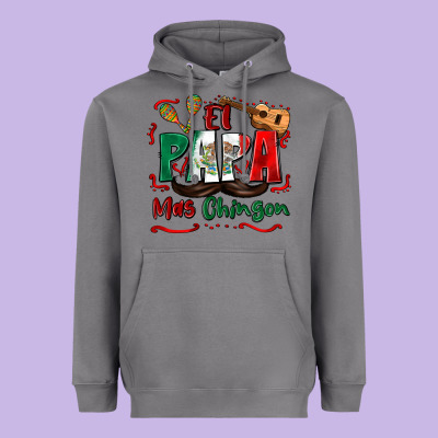 El Papa Mas Chingon Heavyweight Hoodie Designed By Zillion Design Studio