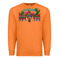 Carrot mexican mom with cactus Premium Sweatshirt - texasbilliewilder