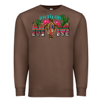 Chestnut mexican mom with cactus Premium Sweatshirt - texasbilliewilder