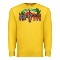 Lemon mexican mom with cactus Premium Sweatshirt - texasbilliewilder