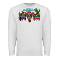 Oatmeal Heather mexican mom with cactus Premium Sweatshirt - texasbilliewilder