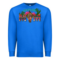 True Royal mexican mom with cactus Premium Sweatshirt - texasbilliewilder