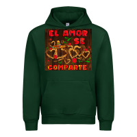 Forest Green el amor se comparte with churros Urban Hoodie - AdoDesignShop