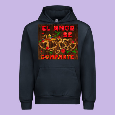El Amor Se Comparte With Churros Urban Hoodie Designed By Adodesignshop