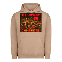 Pigment Burro el amor se comparte with churros Urban Hoodie - AdoDesignShop