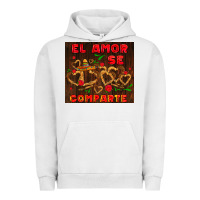 Pigment Lunar Rock el amor se comparte with churros Urban Hoodie - AdoDesignShop