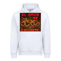 White el amor se comparte with churros Urban Hoodie - AdoDesignShop