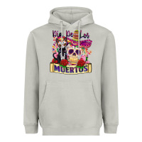 Moon Dust dia de los muertos Heavyweight Hoodie - Zillion Design Studio