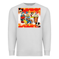 Dove Grey cartoon characters coffee cups Premium Sweatshirt - Zillion Design Studio